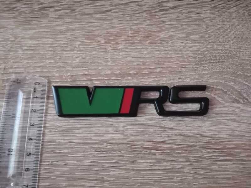 Skoda VRS емблеми зелено с черно