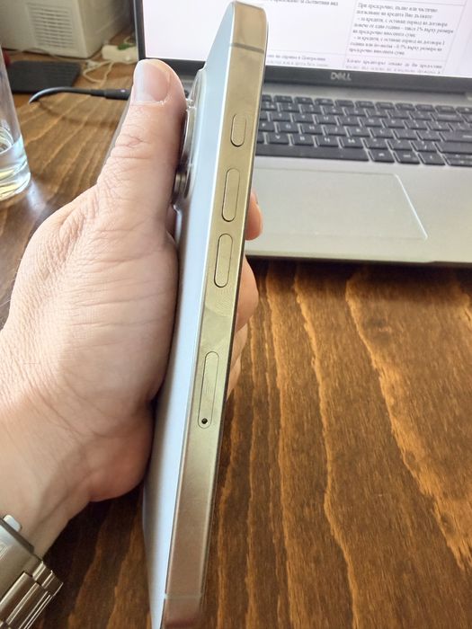iPhone 16 pro 128gB titan с гаранция още 1 г Технополис