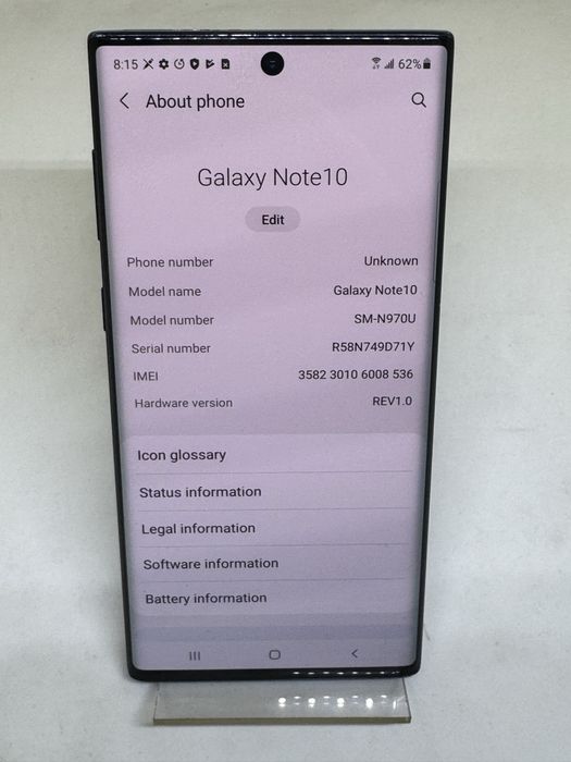 Samsung Galaxy Note 10 256GB 8Ram