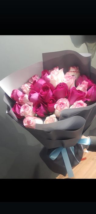 25 роз 15000тг! Доставка