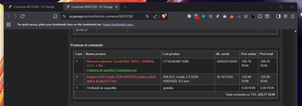 Laptop Acer Aspire E5 - i7 Quad Core | 12GB RAM | SSD Samsung | Mentenanță la zi