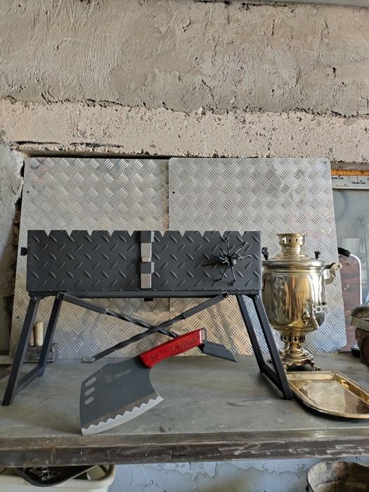 Продам Мангал Чемодан с Самоваром.