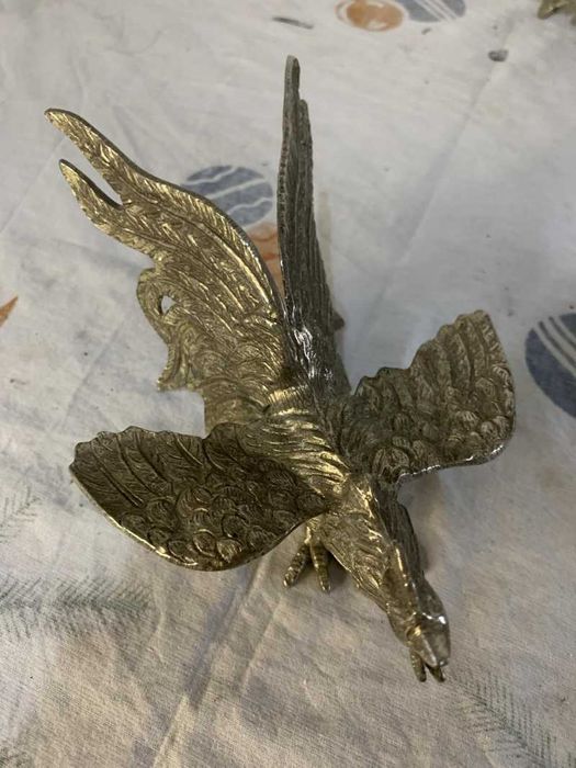 Set de patru buc cocos din fier decor