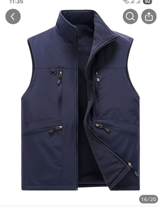 Безрукавка, двухсторонний, бренд Испания.