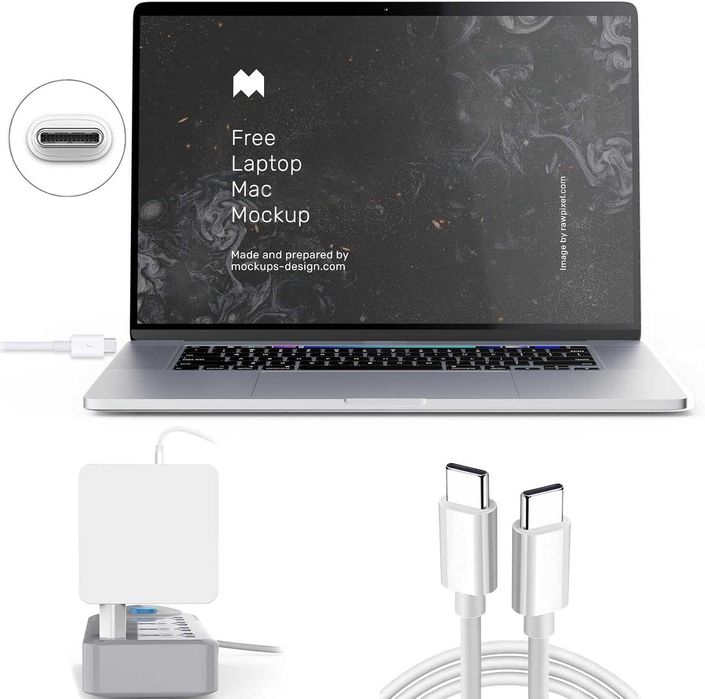 96W USB C зарядно за MacBook Pro/Air, iPad Pro, iPhone, Samsung