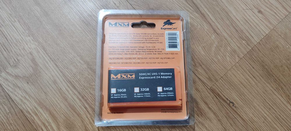 Adaptor card Sony XQD-SD