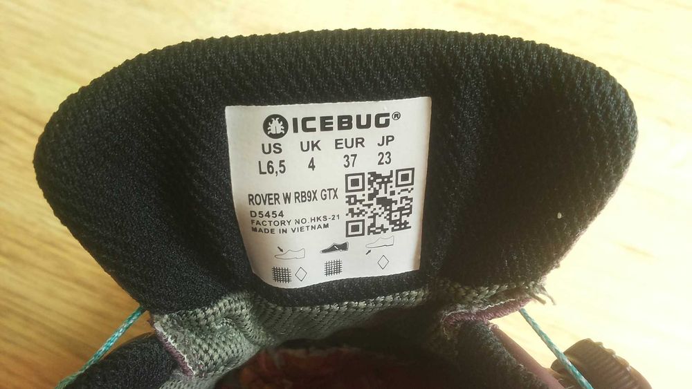 ICEBUG ROVER W RB9X GORE-TEX BOA Shoes размер EUR 37 дамски маратонки водонепромокаеми - 1304