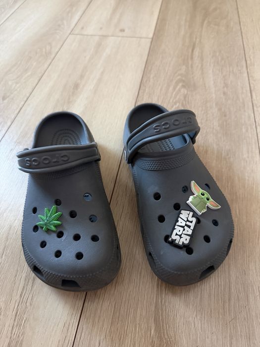 Crocs Classic Детски Анатомични Обувки за Плаж Сив 36-37 номер