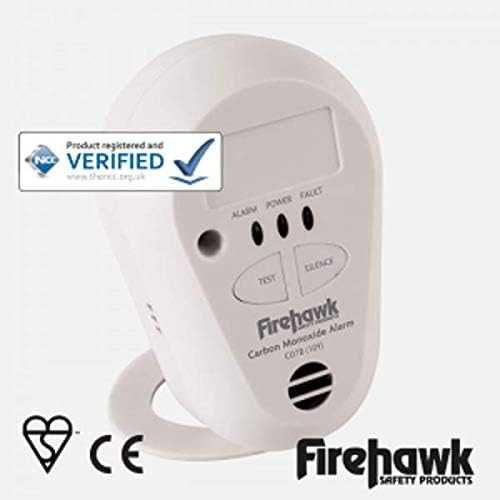 Detector Monoxid de Carbon Firehawk CO7B-10Y | Baterie Litiu 10 Ani | Alarmă CO | Nou
