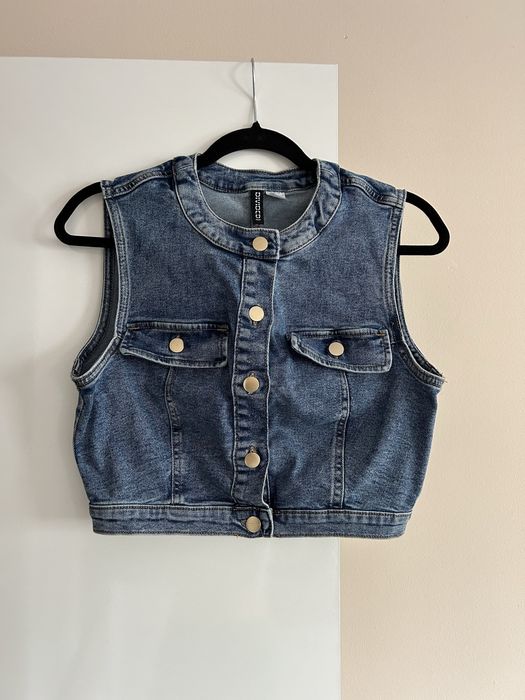 Дънкен елек H&M.