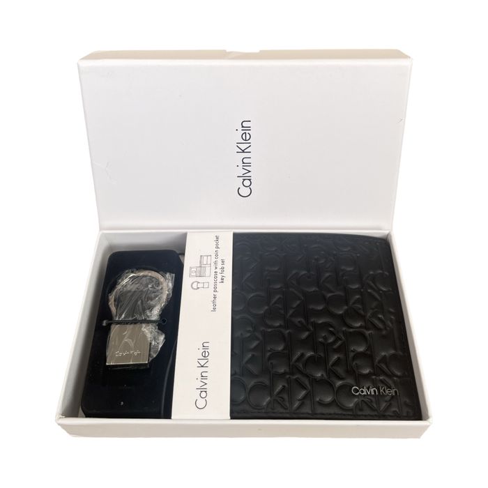 Мъжки подаръчен комплект портфейл Calvin Klein 006 !