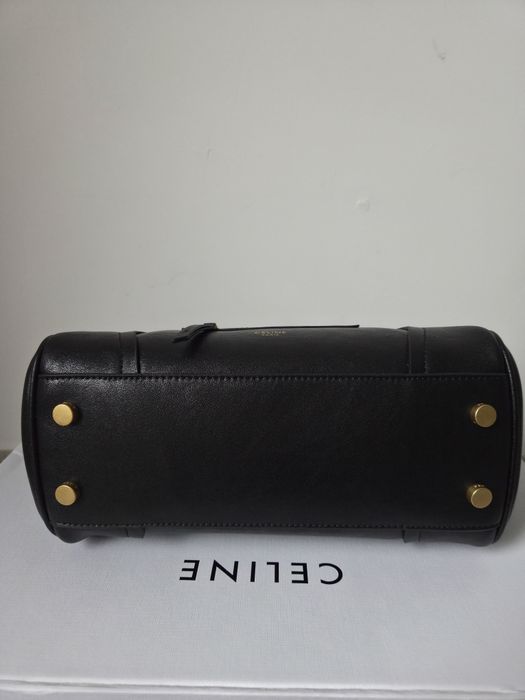 Celine little luggage in supple shiny lambskin
