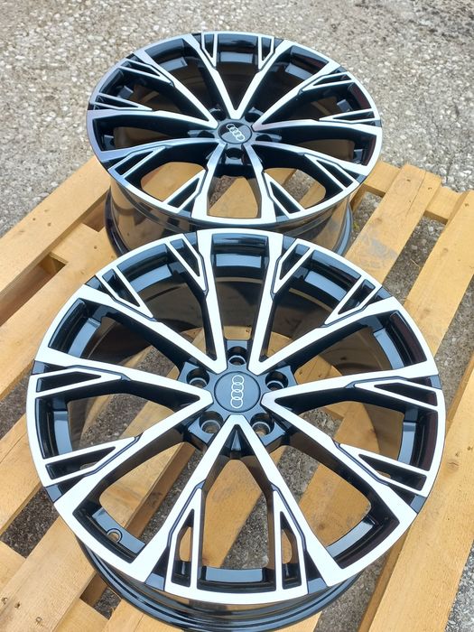 19 Audi Rs line A6 A7 A8 Q3 Q5 Rs6 Rs7 Piano Black 8.5j et35 Чисто Нов