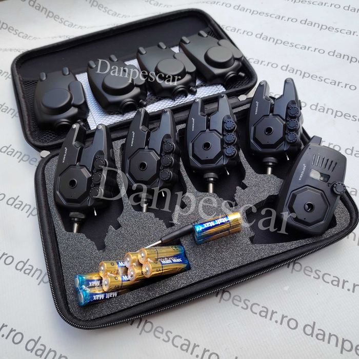 Set 4 Avertizori cu Statie WINDBLADE 4+1 cu sunete Polifonice MODEL519