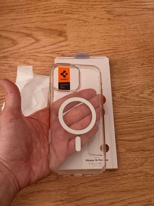Vand husa Spigen Clear Case Ultra hybrid ''T'' Iphone 16 Pro Max