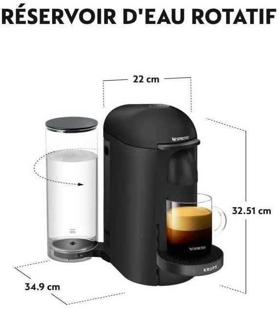 Krups Nespresso Vertuo Plus YY3922FD Кафемашина с Капсули