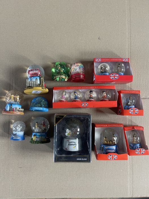 Снежни стъклени Коледни топки украшения декорация