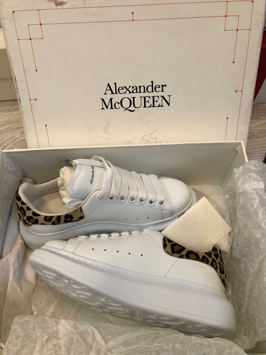 Alexander McQueen 35,5 new color leopard, originali, full box