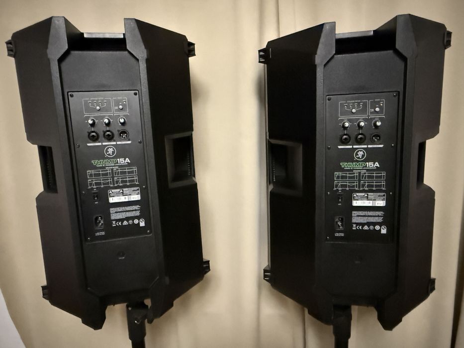 Boxe active MACKIE THUMP 15A +Subwoofer+ Mixer (nu RCF, Dynacord,FBT )