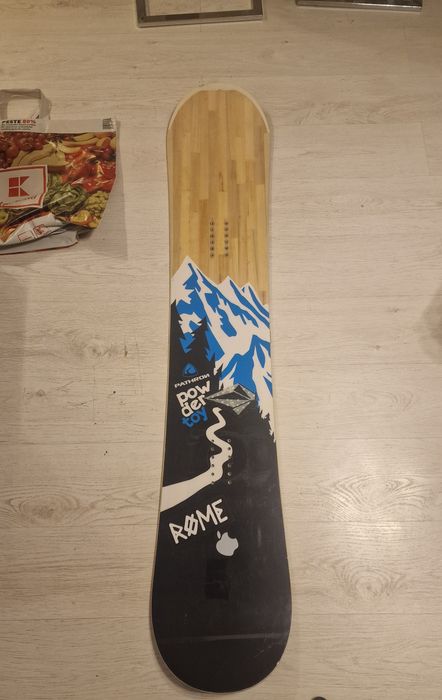 Snowboard pathron powder toy + plasa de kaufland