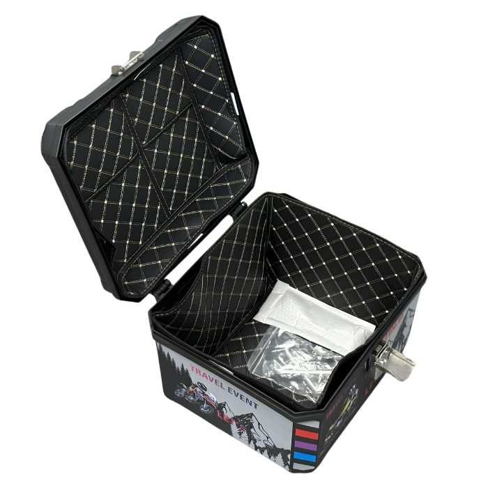 Куфар за мотоциклет / кутия за Мотор / багажник / 57L /  44 × 37 × 33 см / Заключване с ключ / 2 РАЗЛИЧНИ МОДЕЛА