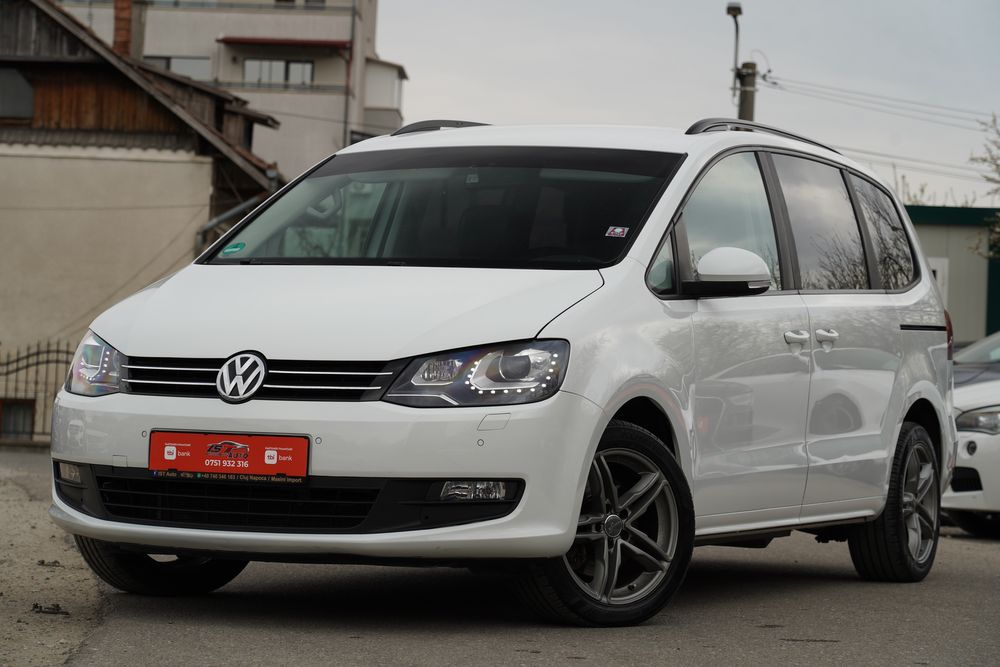 Vw Sharan Highline 7Locuri 2016 2.0Diesel 150cp Euro 6 / Garantie 2 Ani motor cutie  / Rate Doar cu Buletinul / Revizie ulei filtre gratuit