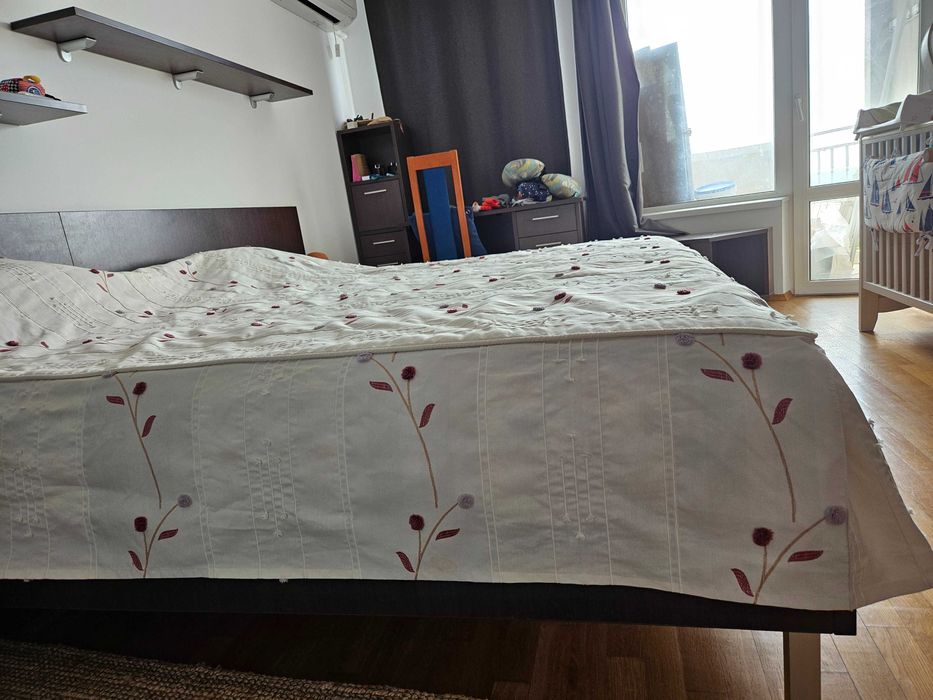 Кувертюра (200х200)+перде (300х230)