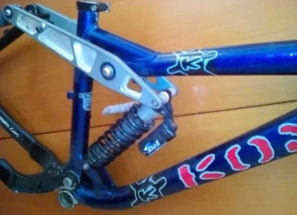 Cadru bicicleta cu amortizor fox, downhill,freeride roti26inch, dh,fr