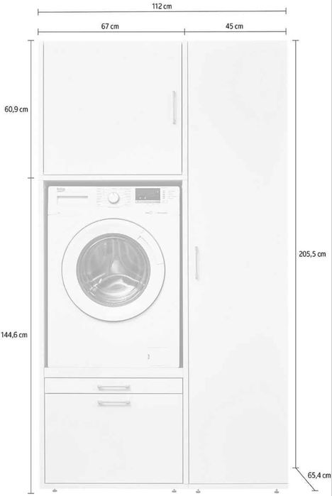 Dulap special pentru masina de spalat