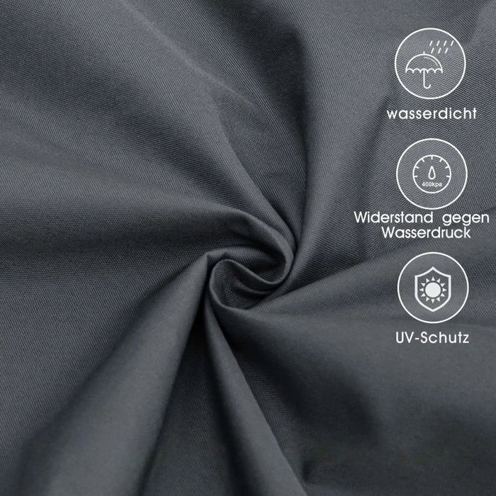 Триъгълна сива тента 5метра