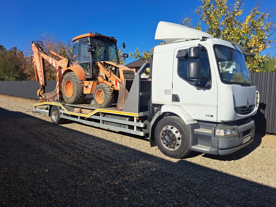 Camion / Platforma transport utilaje / Renault Midlum