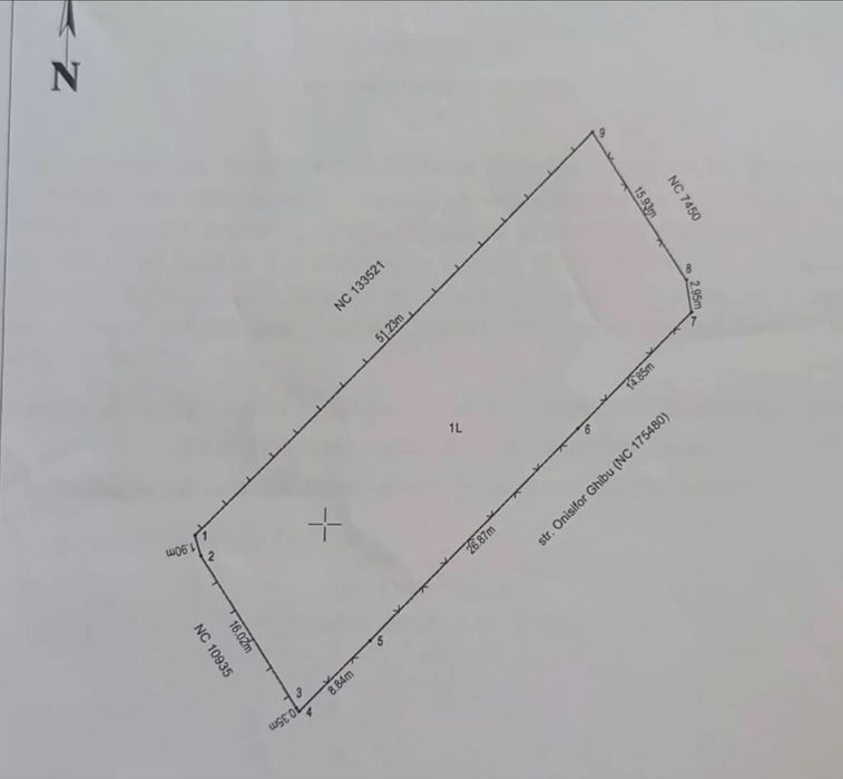 Teren intravilan pe strada Onisifor Ghibu Iași /924 mp/ Preț 180 euro pe mp/Se acceptă schimburi imobiliare
