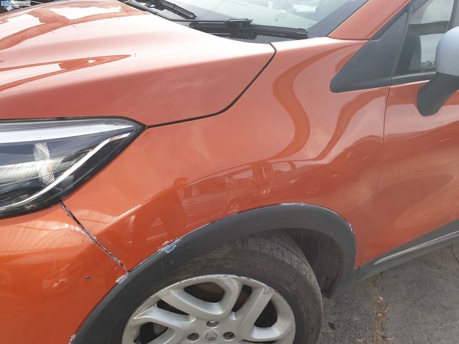 Aripa Stanga Fata cu Imperfectiuni Renault Captur 2013 - 2019 Culoare ENZ Orange Arizona [K7476]