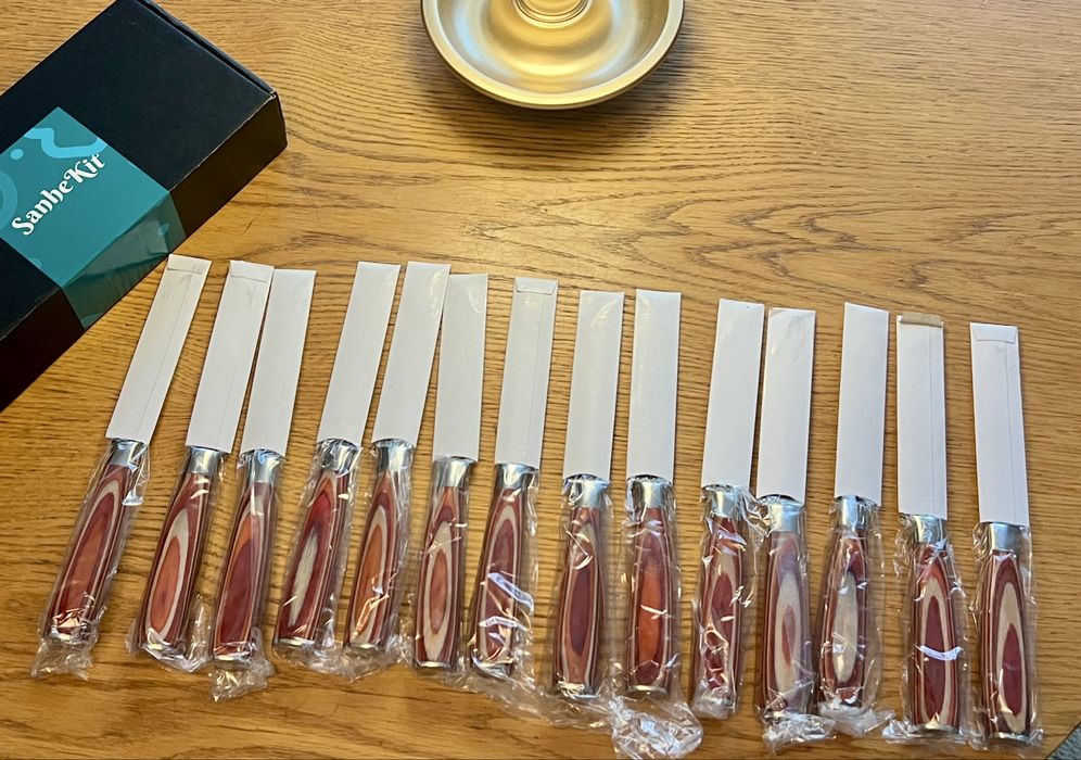 Set 14 cuțite pentru friptură SanheKit, noi