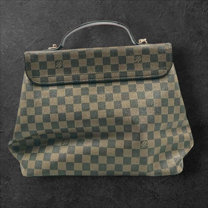 Louis Vuitton Damier Bergamo MM Handbag Brown DamierEbene Дамска чанта