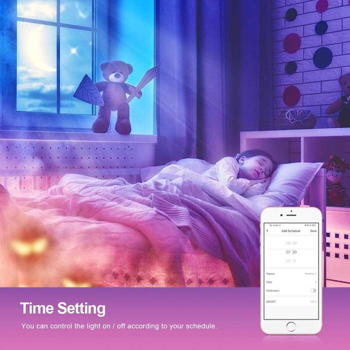 Умная WI-FI LED RGB светодиодная лента 5 метров, Алиса