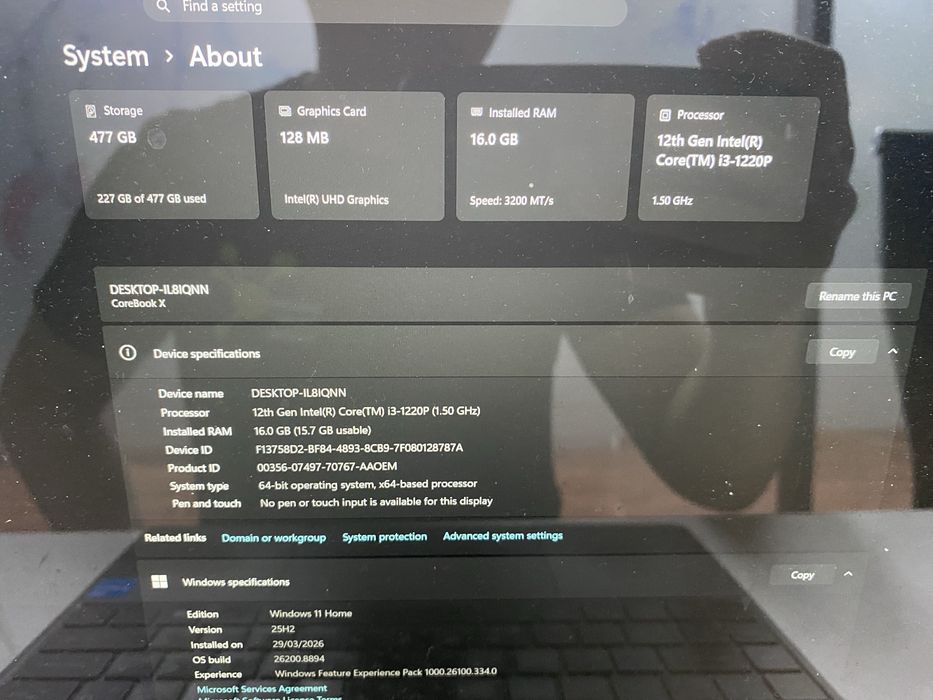 Ноутбук chuwi laptop 14 1220p