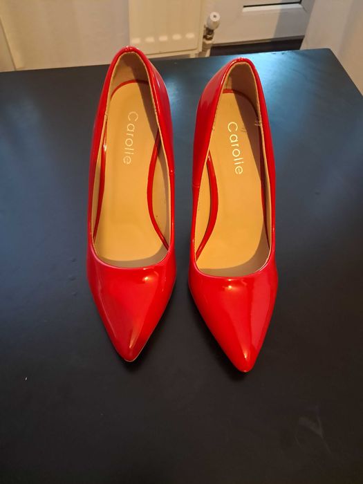 Pantofi stiletto roșii, noi(no.35)