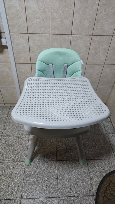 Scaun de masa pentru bebelusi U-Grow UGSH-015MINT, multifunctional, Verde