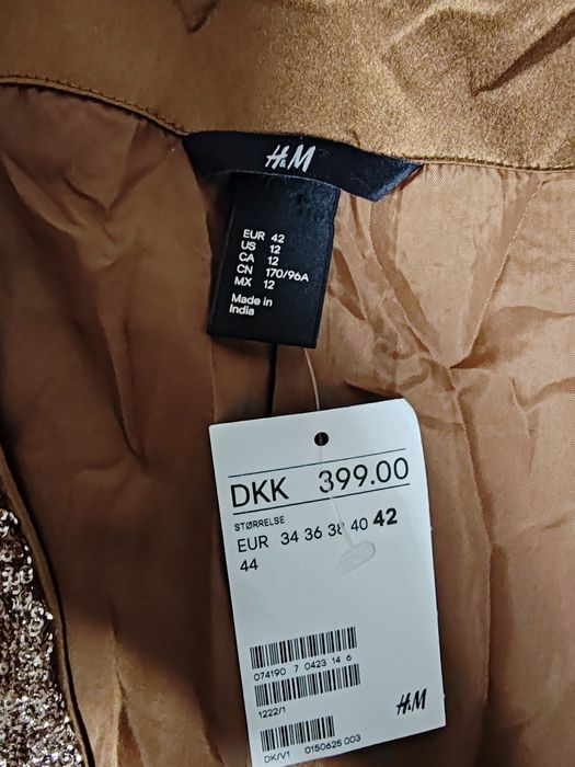Sacou paiete H&m