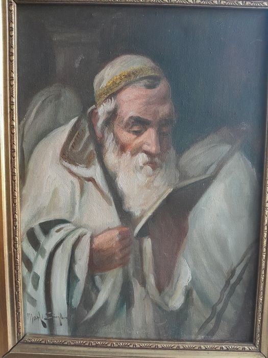 Tablou vechi ulei pe pânză