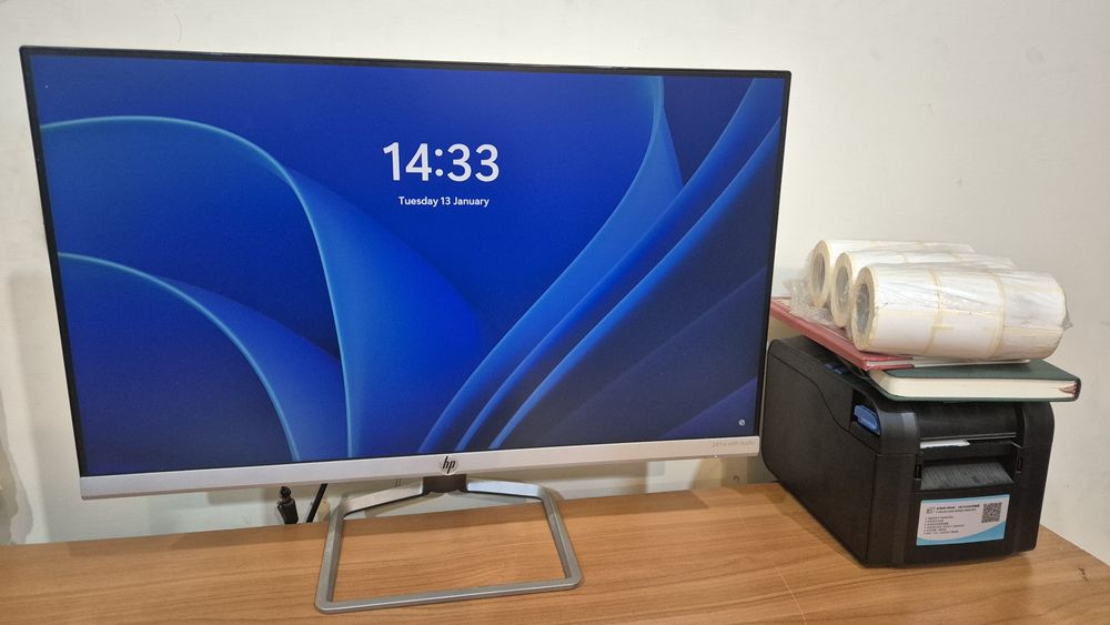 HP 24FW monitor FHD 75Hz audio
