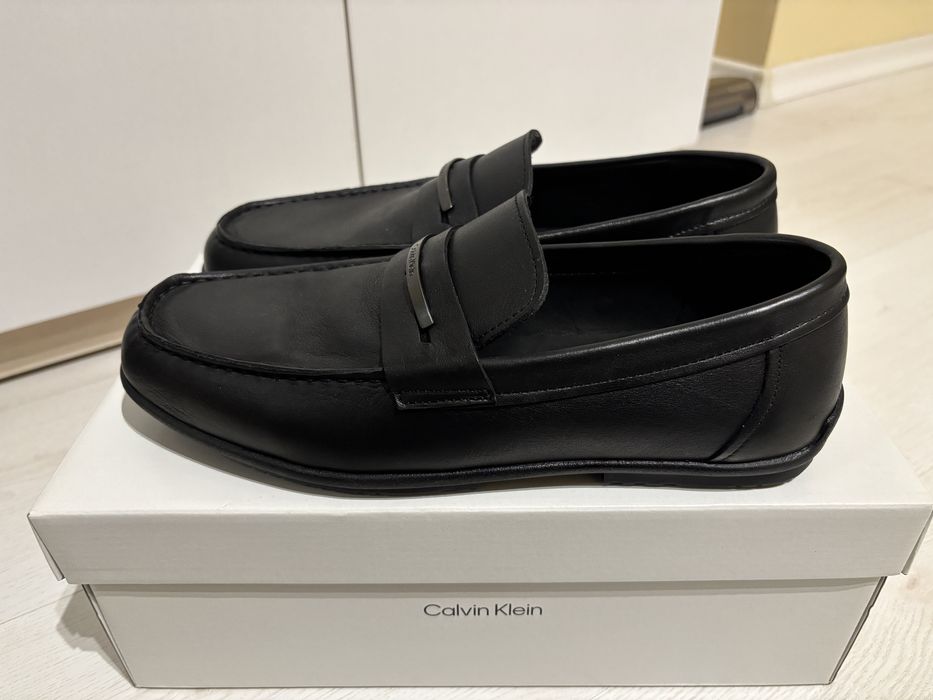 Мъжки кожени мокасини calvin klein