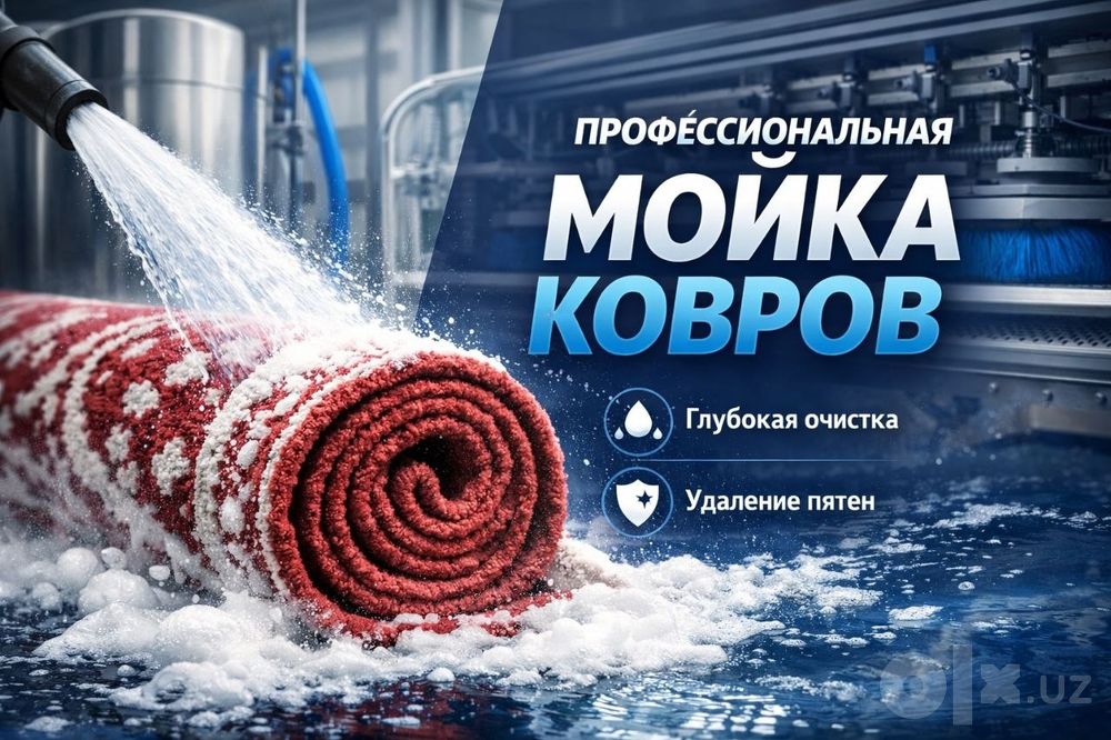 Мойка кавров .пледов и курпача