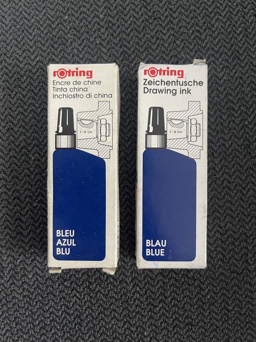 Cerneală Rotring Isograph Albastru – Nouă, Originală, 23ml
