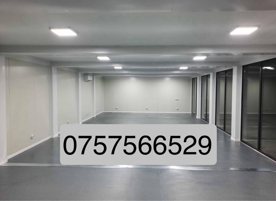 Realizez containere pe comanda pentru birouri spati comerciale depozit
