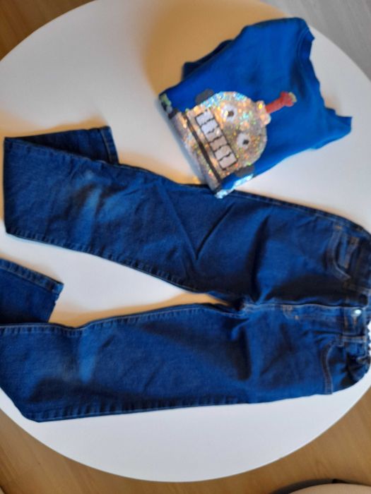 Блуза с дънки два различни варианта