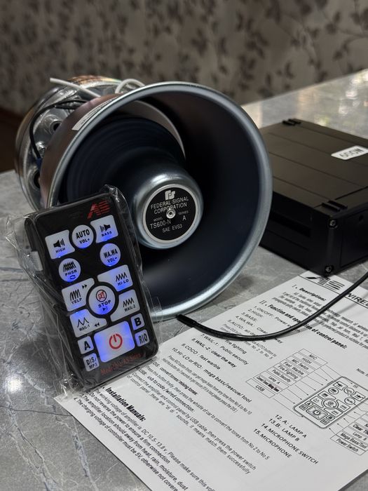 Sirena amerikanka 600W Yangi!