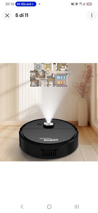 Mini Robot Aspirator Inteligent 3-în-1 – Robot