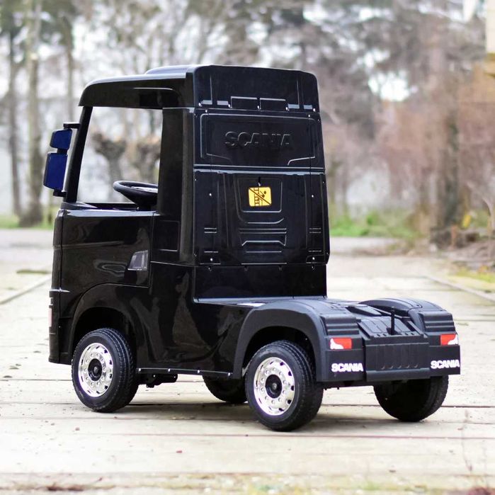 Camion electric pentru copii SCANIA R-SERIES 4x4 180W 12V 14Ah PREMIUM